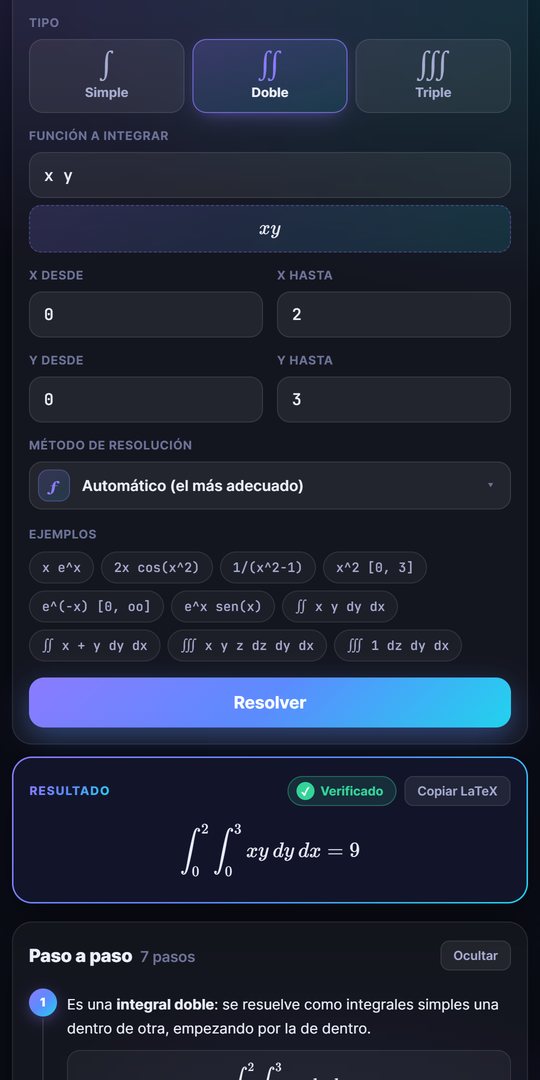 Lyz Math: Integrales dobles y triples