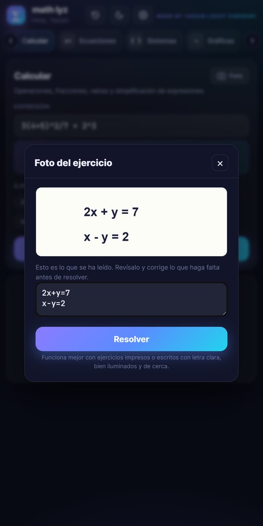 Lyz Math: Resuelve con una foto